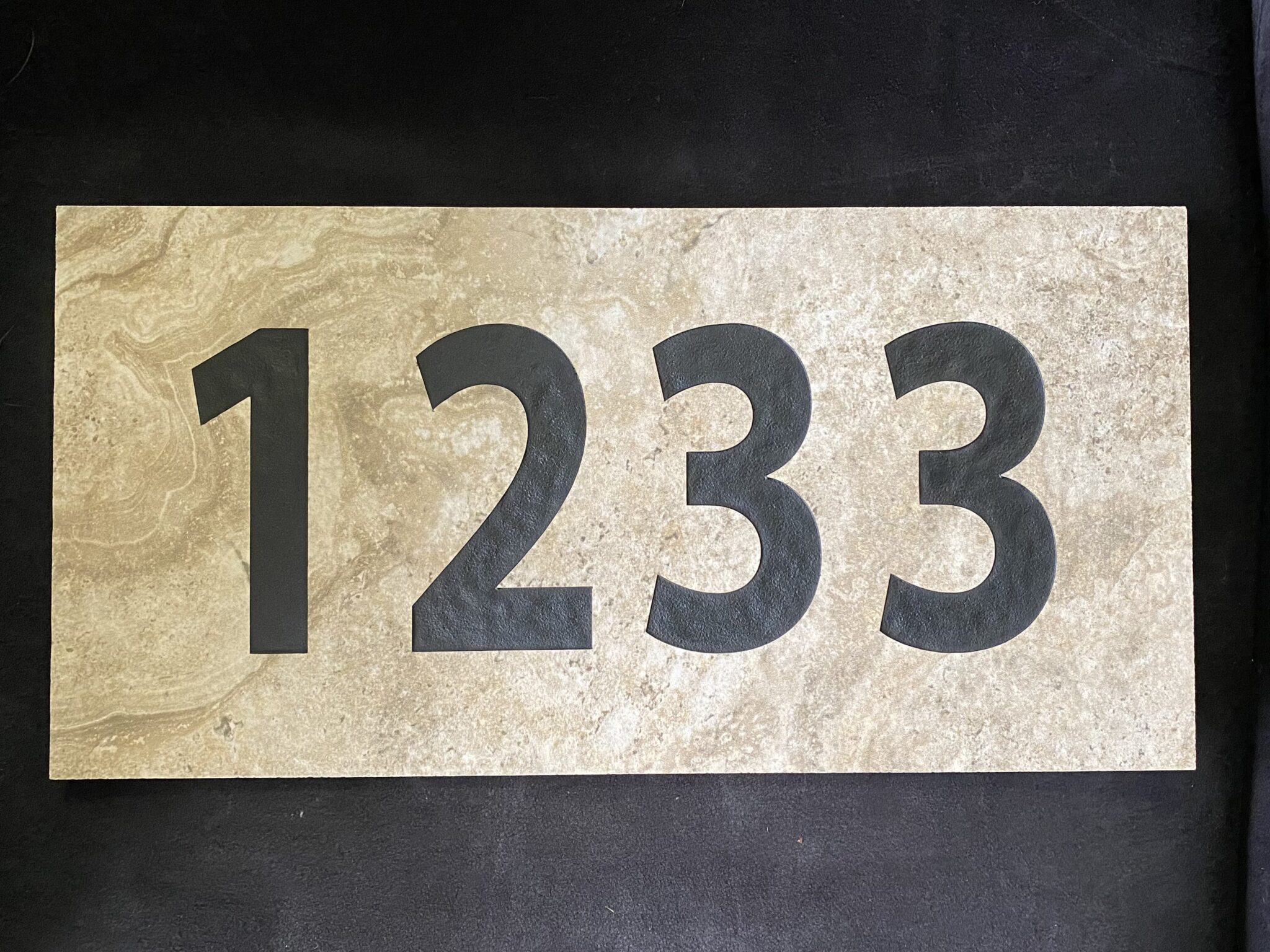Builder and HOA Address Plaques • Striking Stone Studio