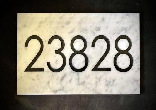  House plaque engraved on Marble 