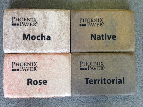 Concrete Pavers with Logo for Phoenix Paver