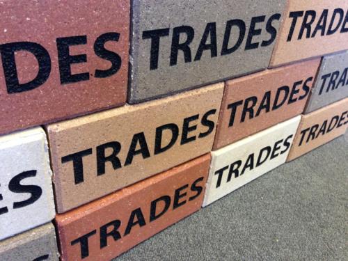 Brick Engraving for business signage