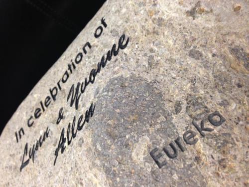 Natural Stone etched