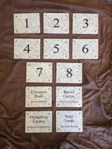 botanical markers for park - boy scout eagle scout project